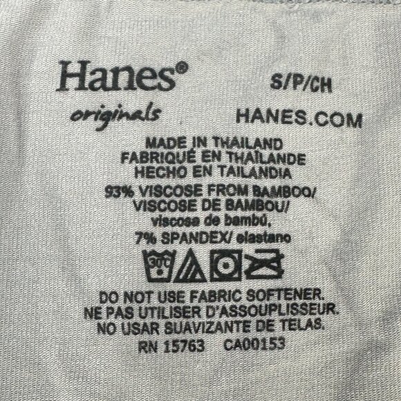Hanes Originals Womens Size Small 5 Hipsters Bamboo Blend Gray New With Tags - Picture 5 of 8